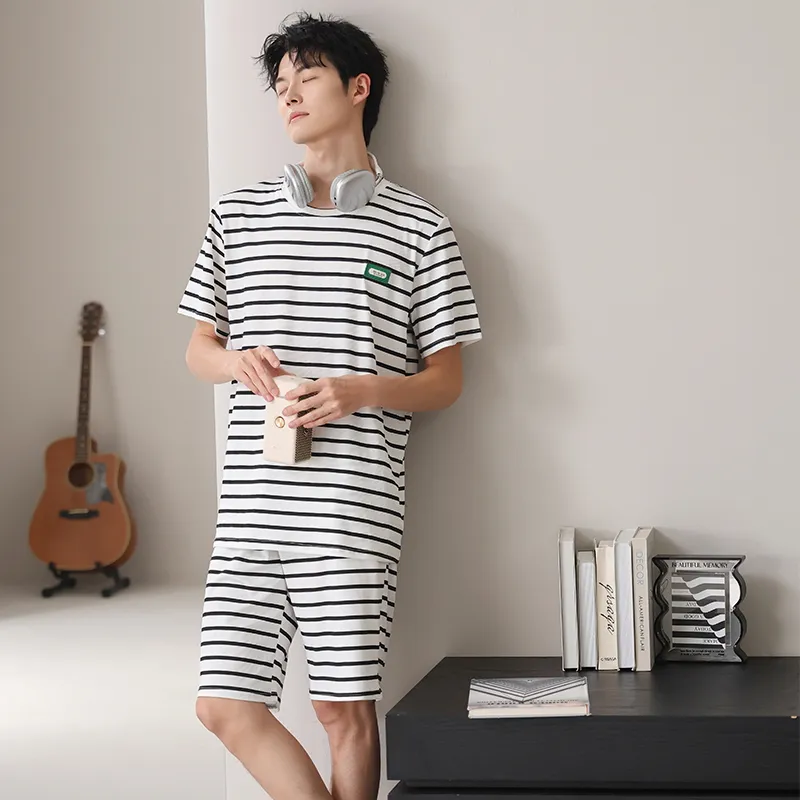 Good fortune Men Pajama Sets-4