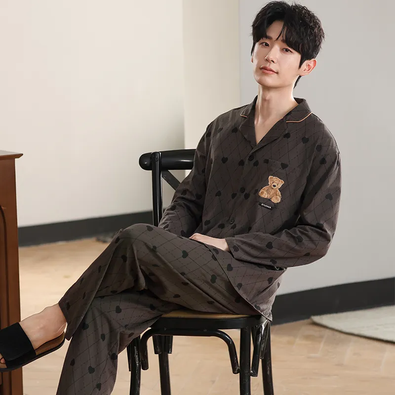Good Fortune Pajama Set Men's Image Color-2