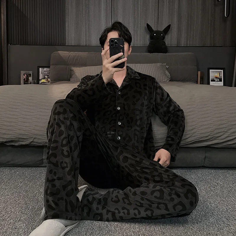 Good Fortune Pajama Set Men's Image Color-1