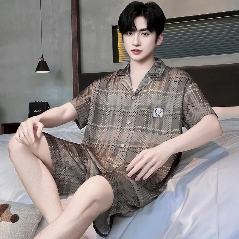 Good fortune Men Pajama Sets-3