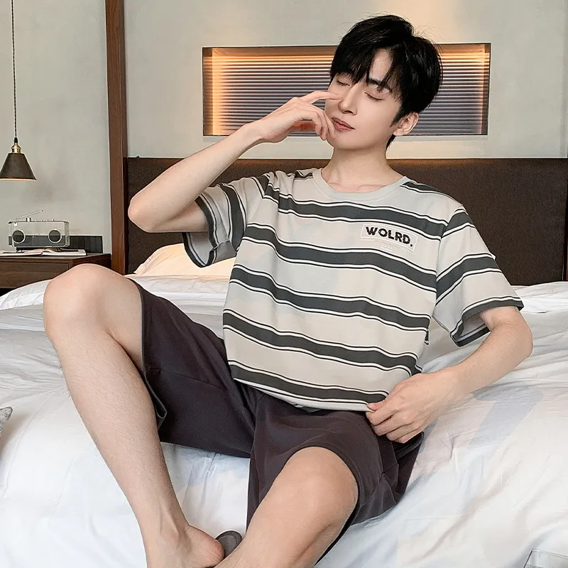 Good fortune Men Pajama Sets-3