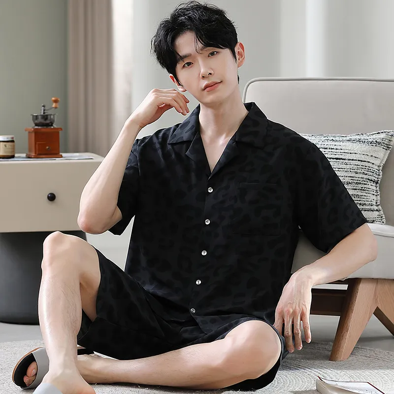 Good Fortune Pajama Set Men's Image Color-1