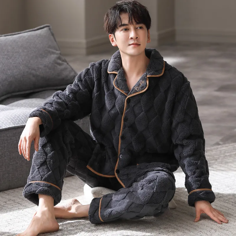Good Fortune Pajama Set Men's Image Color-4