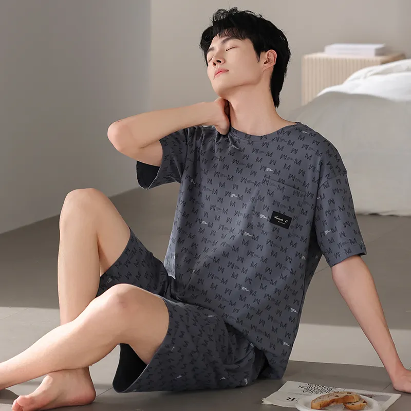 Good Fortune Pajama Set Men's Image Color-4