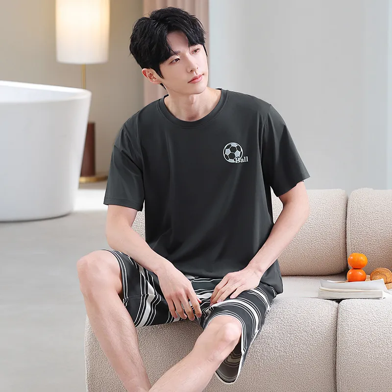 Good fortune Men Pajama Sets-6