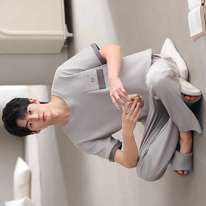 Good fortune Men Pajama Sets-3