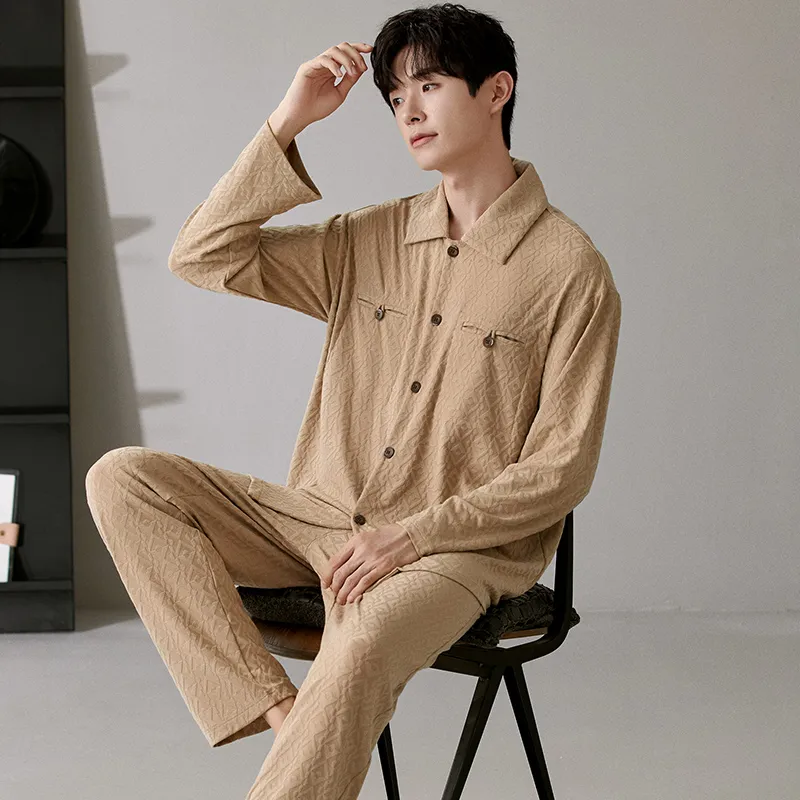 Good Fortune Pajama Set Men's Image Color-2