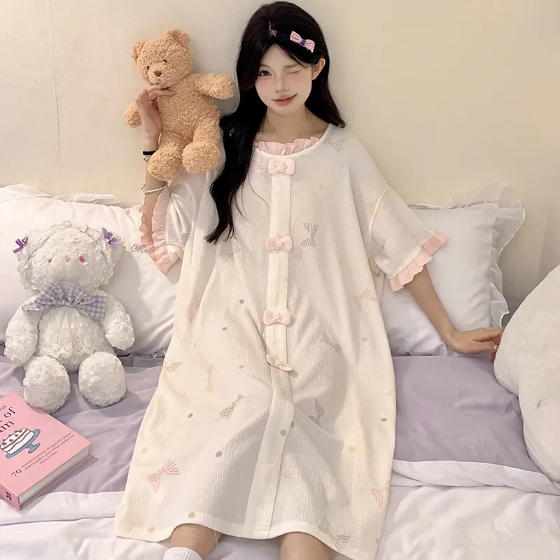 Good fortune Women's Nightgowns-1