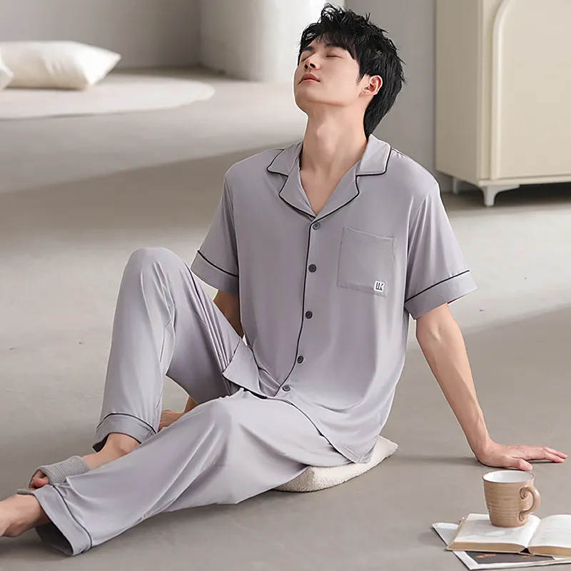 Good fortune Men Pajama Sets-4