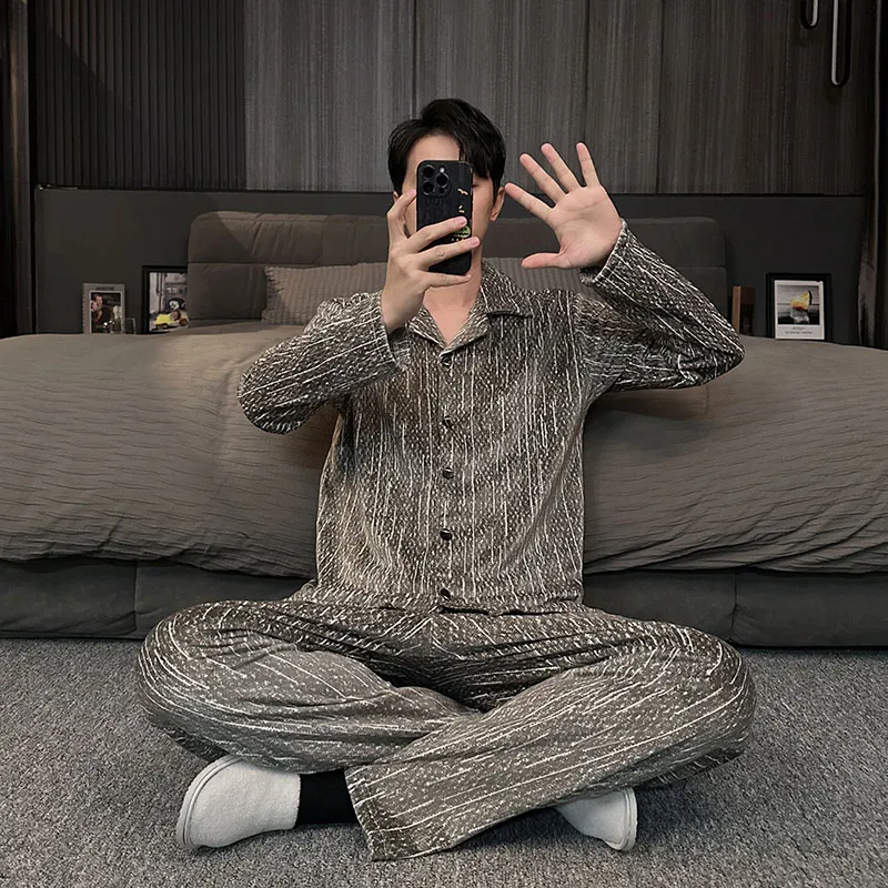 Good Fortune Pajama Set Men's Image Color-3