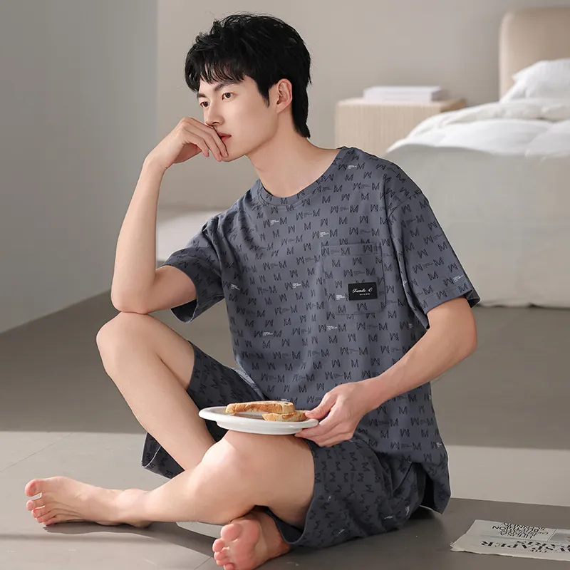 Good Fortune Pajama Set Men's Image Color-5