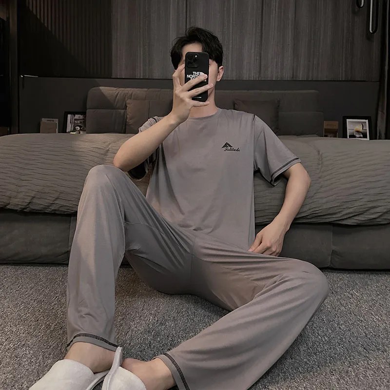Good Fortune Pajama Set Men's Image Color-2