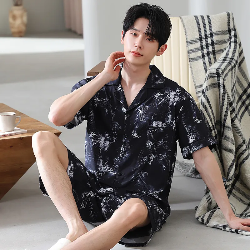 Good Fortune Pajama Set Men's Image Color-4