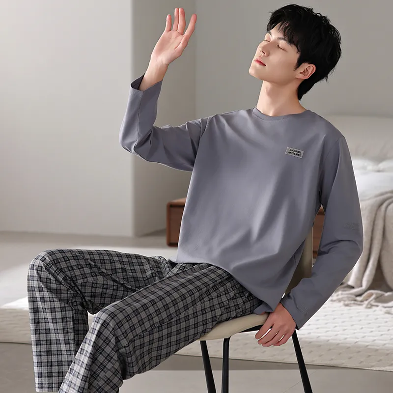 Good Fortune Pajama Set Men's Image Color-4