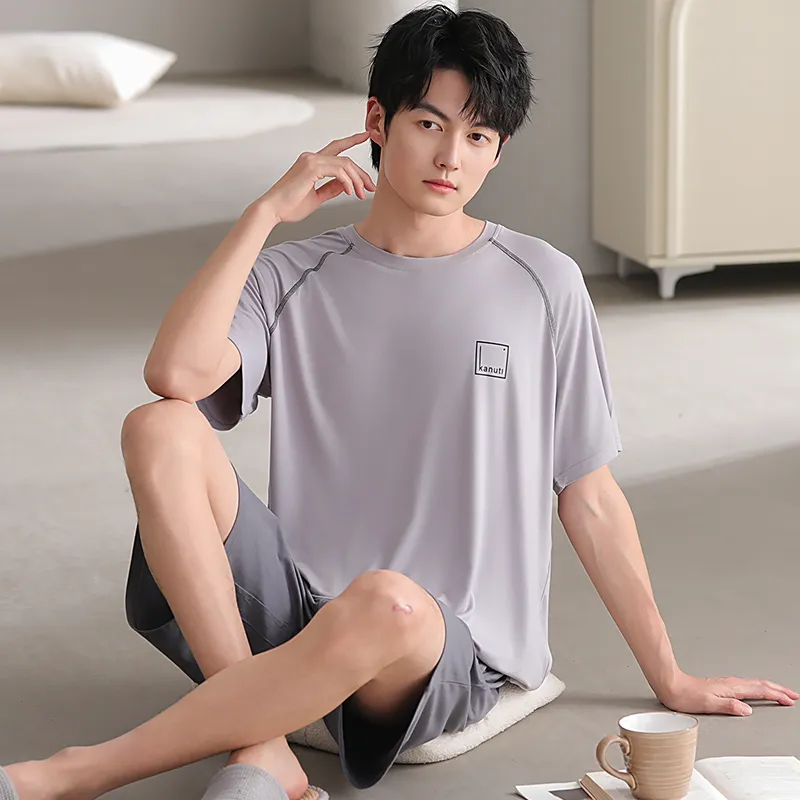 Good fortune Men Pajama Sets-4