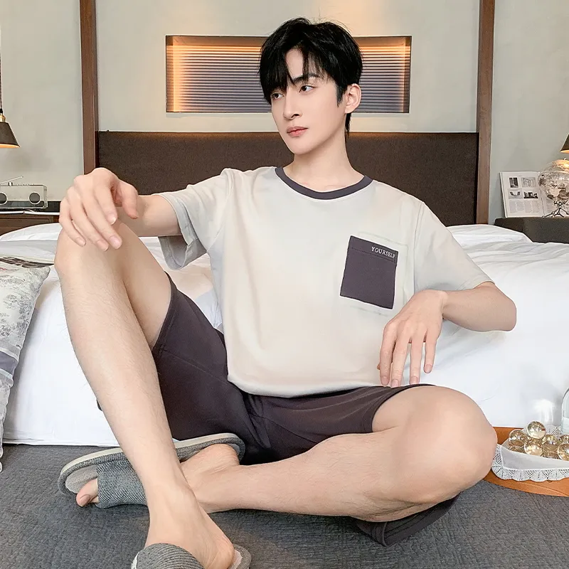 Good fortune Men Pajama Sets-5