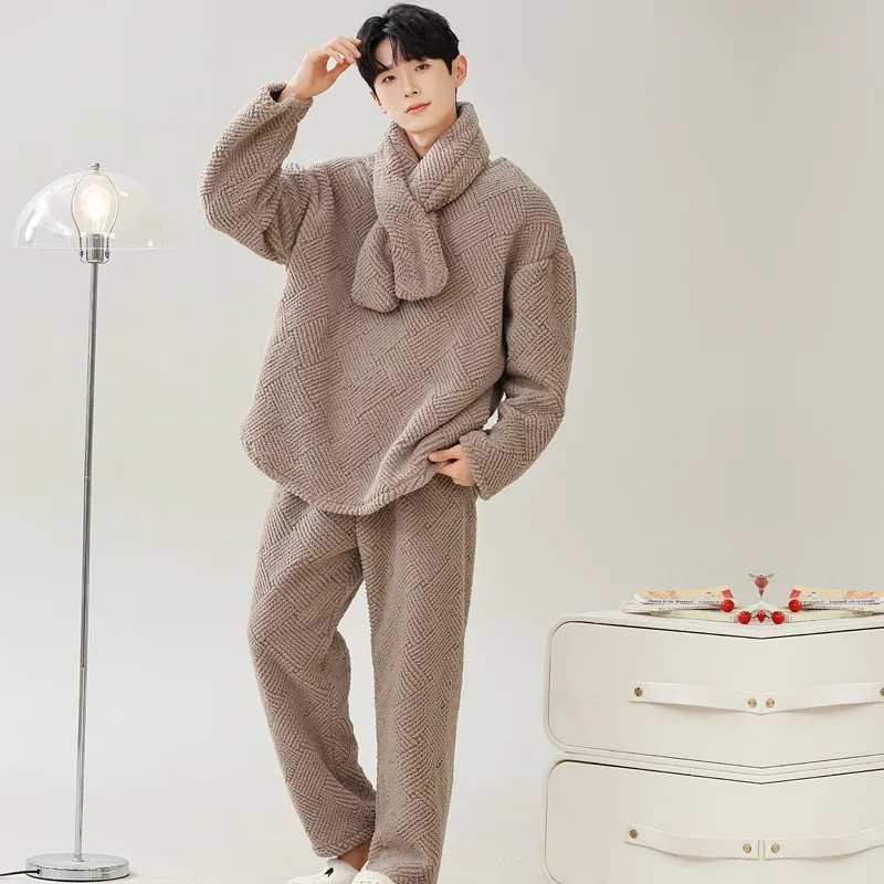 Good Fortune Pajama Set Men's Image Color-4