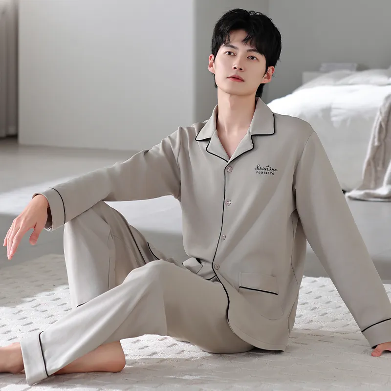 Good Fortune Pajama Set Men's Image Color-3