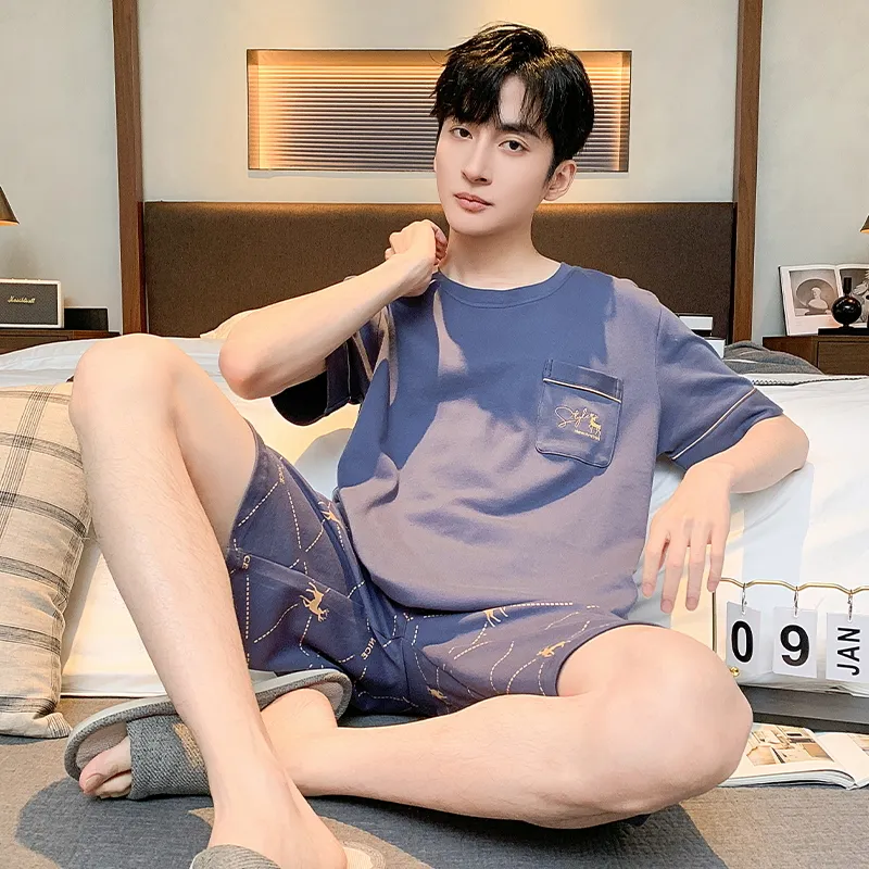 Good fortune Men Pajama Sets-7