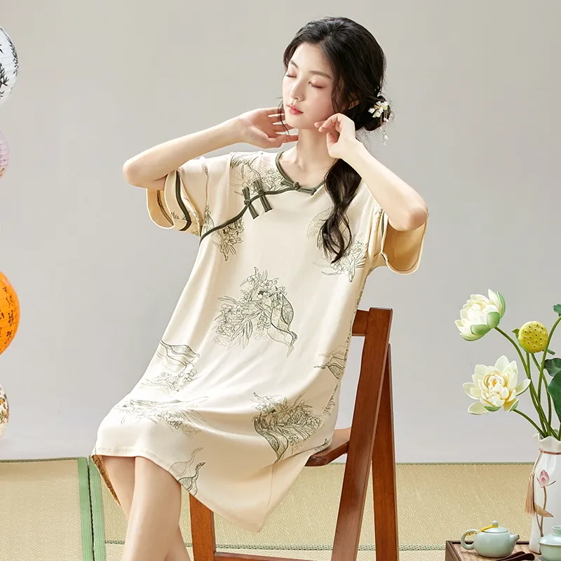 Good fortune Women's Nightgowns-6