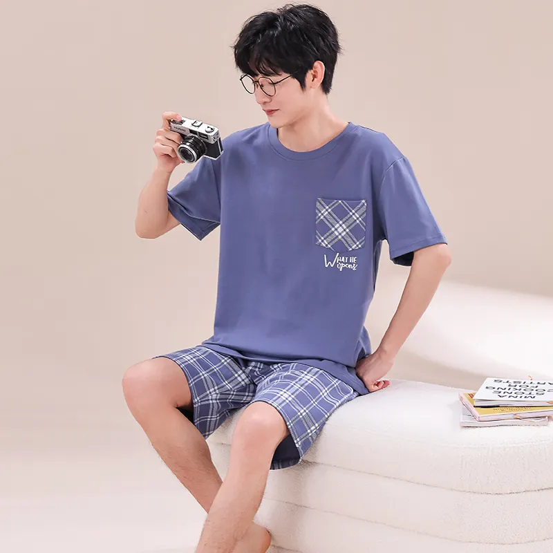 Good fortune Men Pajama Sets-5