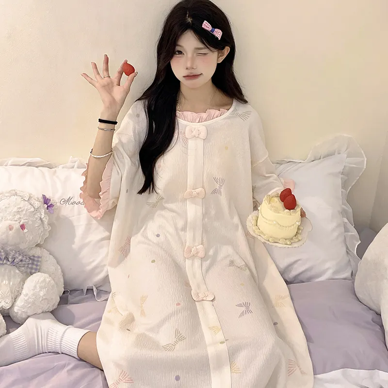 Good fortune Women's Nightgowns-3