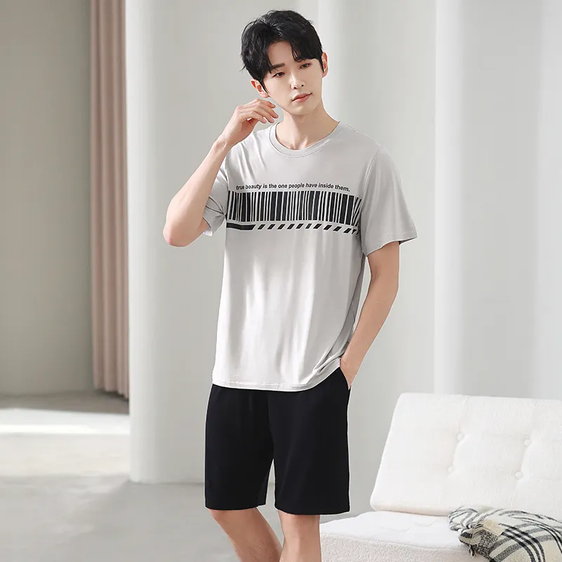 Good Fortune Pajama Set Men's Image Color-1