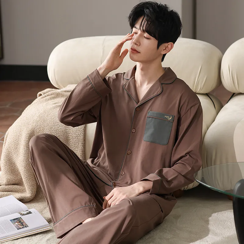 Good Fortune Pajama Set Men's Image Color-4