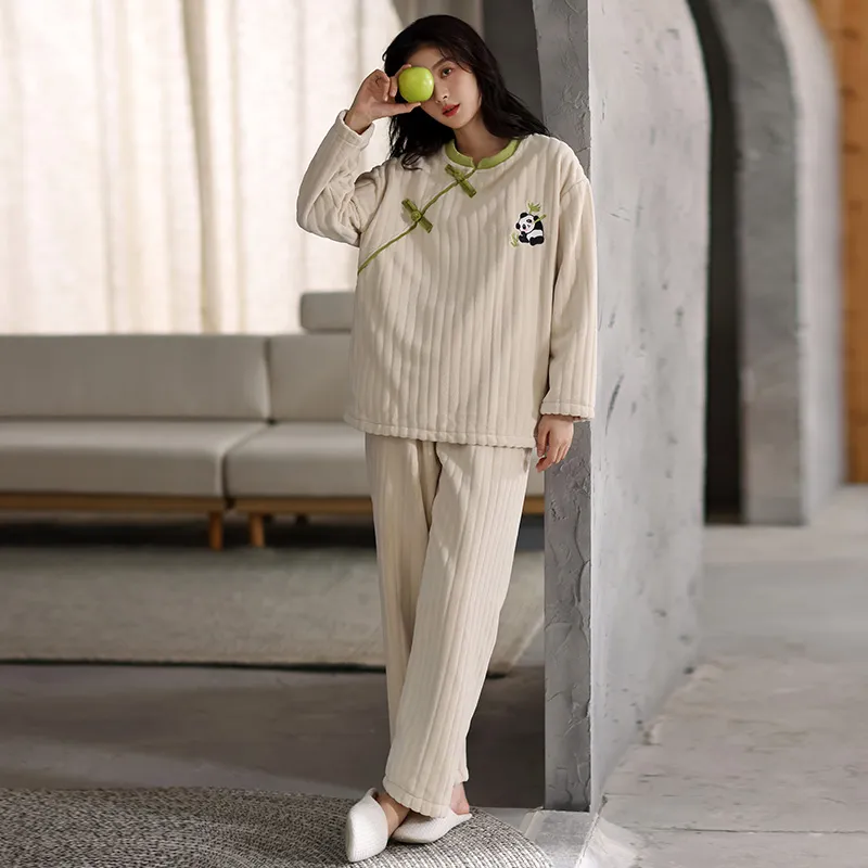 Good Fortune Pajama Set Women's Image Color-4