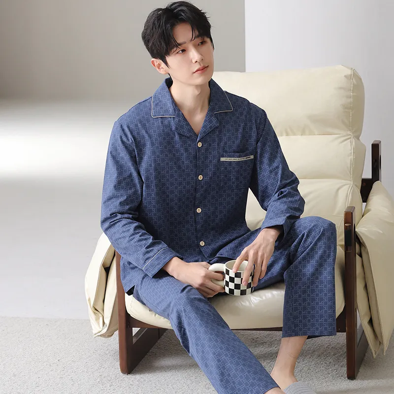 Good Fortune Pajama Set Men's Image Color-1