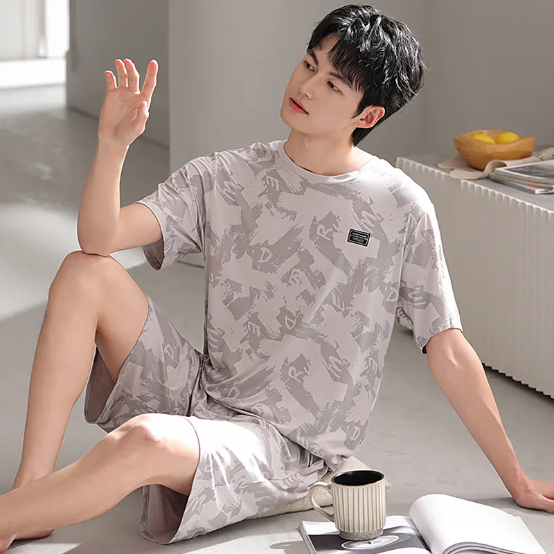 Good Fortune Pajama Set Men's Image Color-5