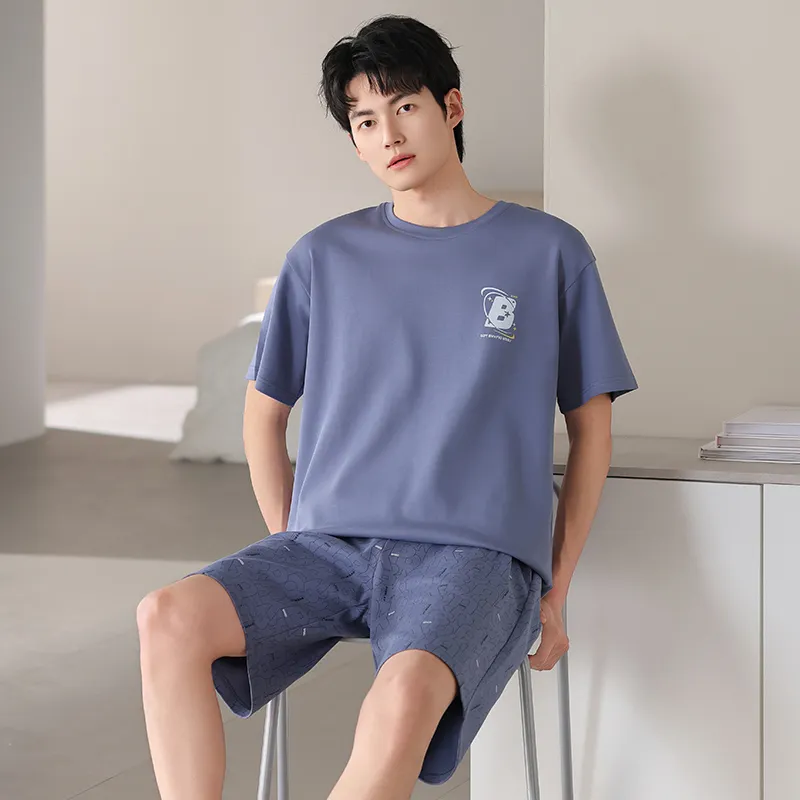 Good Fortune Pajama Set Men's Image Color-4