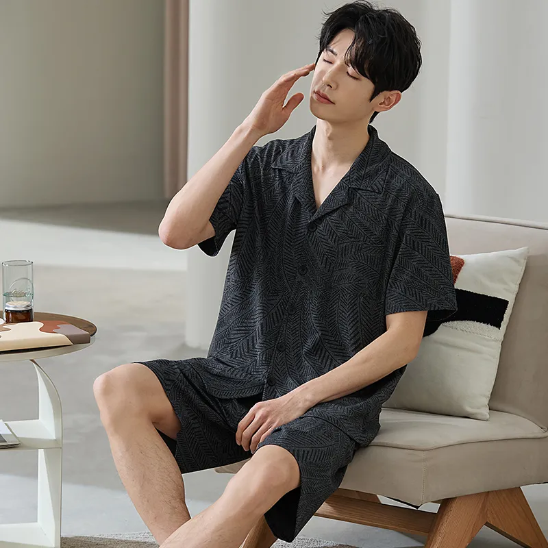 Good Fortune Pajama Set Men's Image Color-2