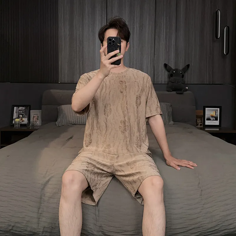 Good fortune Men Pajama Sets-4