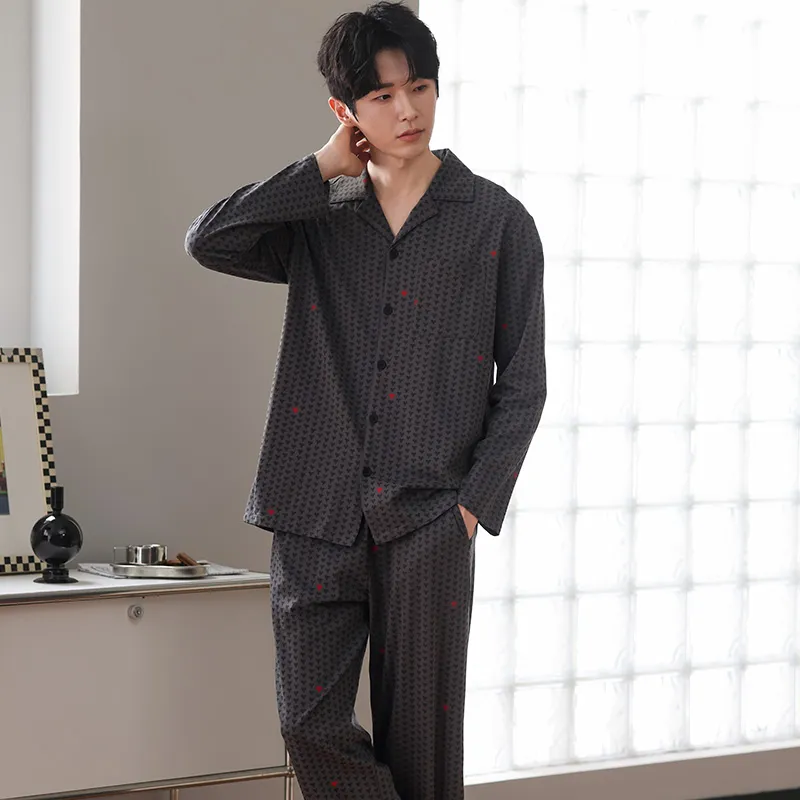 Good Fortune Pajama Set Men's Image Color-5
