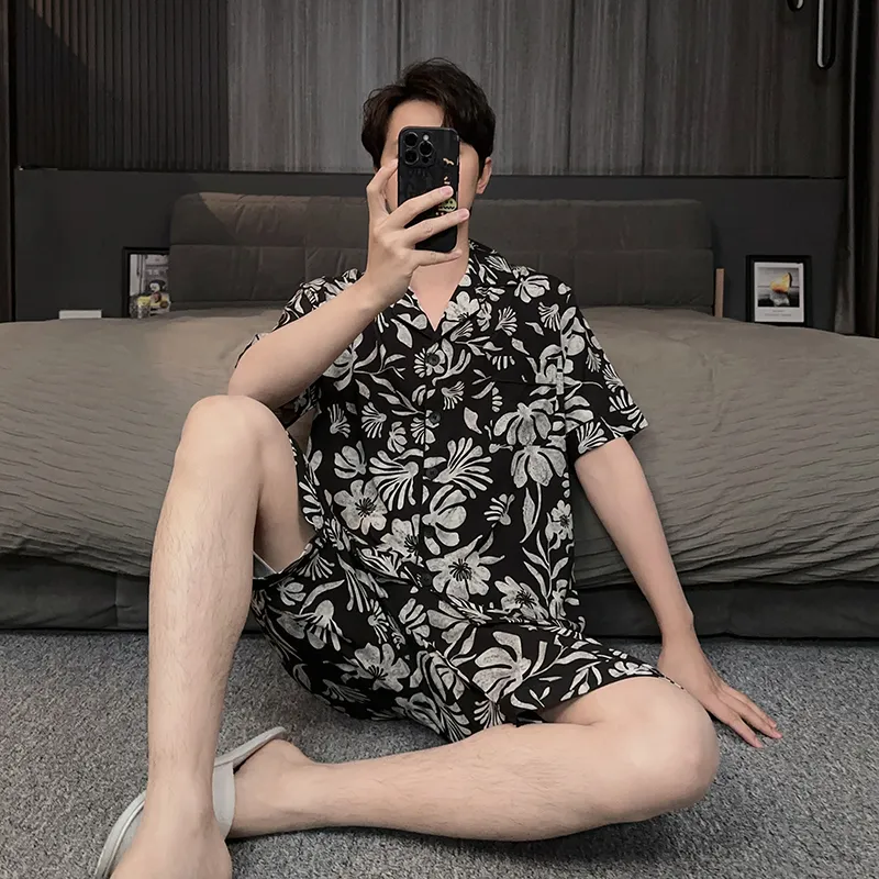 Good fortune Men Pajama Sets-1