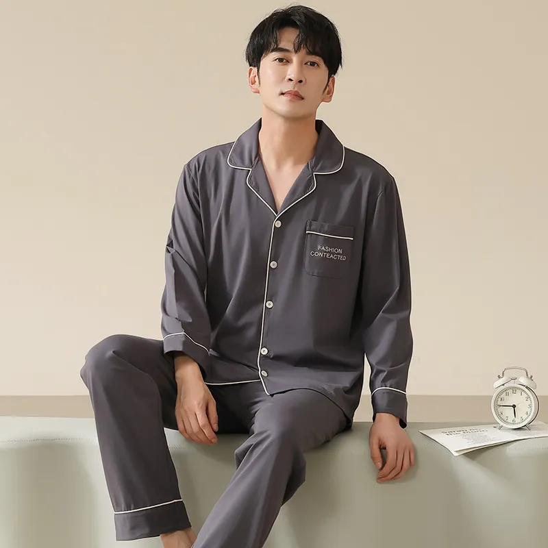 Good Fortune Pajama Set Men's Image Color-4