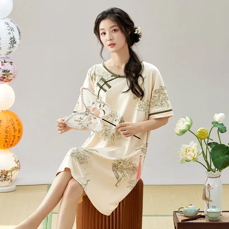 Good fortune Women's Nightgowns-3