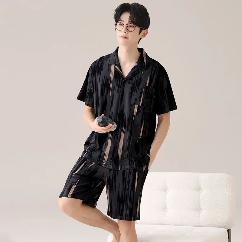 Good fortune Men Pajama Sets-1