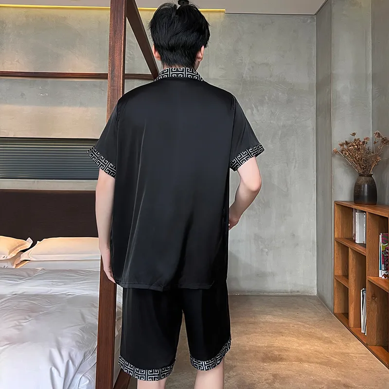 Good fortune Men Pajama Sets-2
