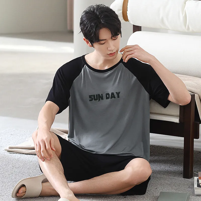 Good fortune Men Pajama Sets-5