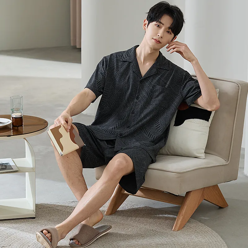Good Fortune Pajama Set Men's Image Color-4