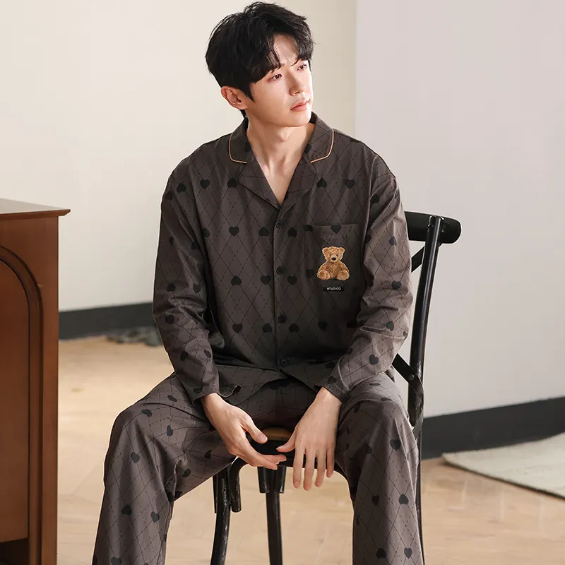 Good Fortune Pajama Set Men's Image Color-5