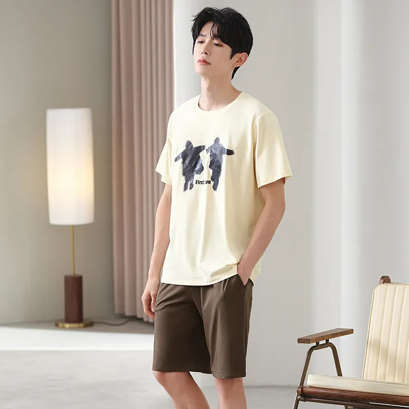 Good fortune Men Pajama Sets-2