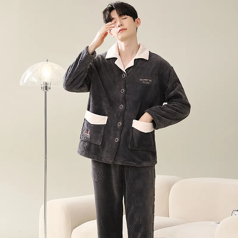 Good Fortune Pajama Set Men's Image Color-4