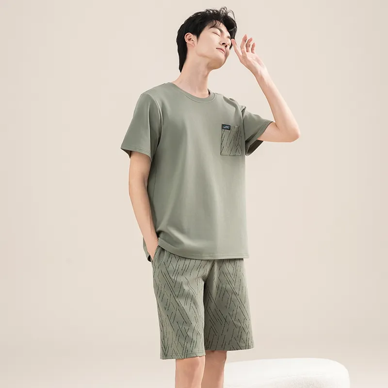 Good fortune Men Pajama Sets-1