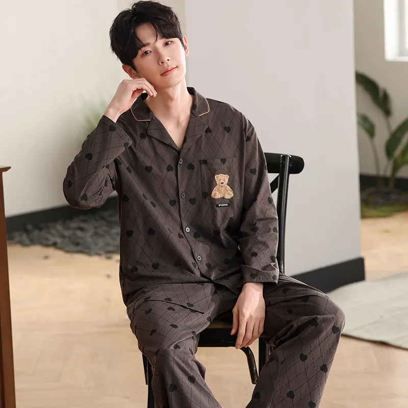 Good Fortune Pajama Set Men's Image Color-3
