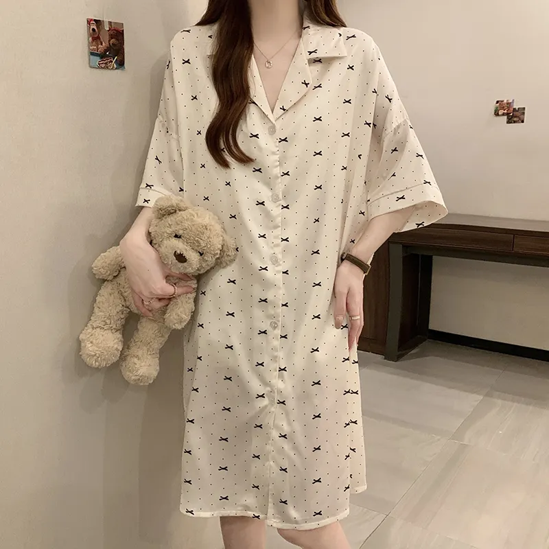 Good fortune Women's Nightgowns-3