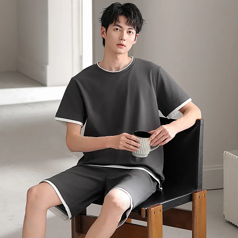 Good fortune Men Pajama Sets-4