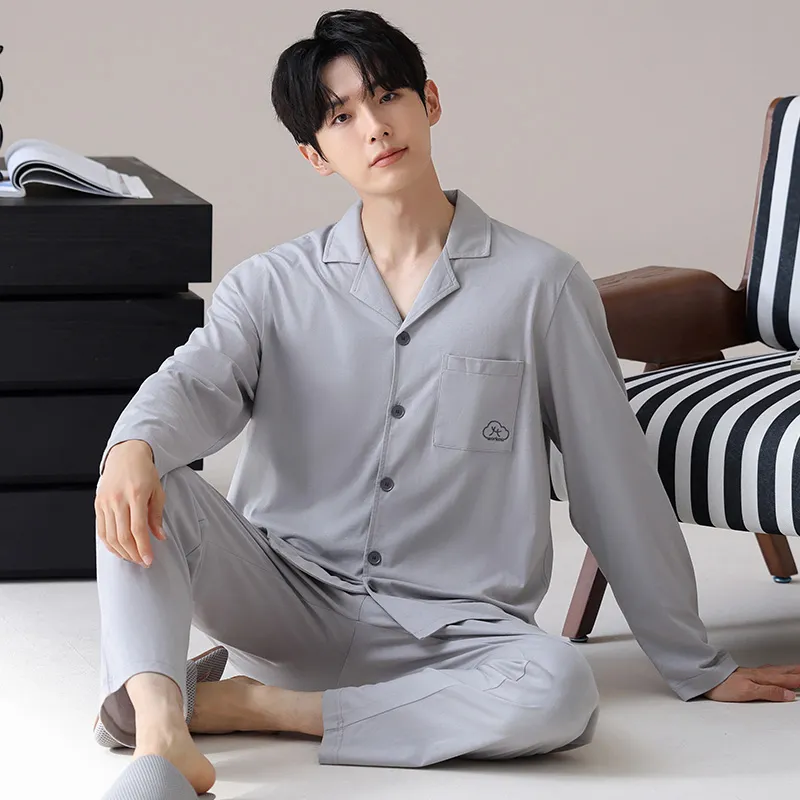 Good Fortune Pajama Set Men's Image Color-4